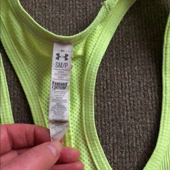 Under armour heat gear yellow tank - Picture 3 of 3
